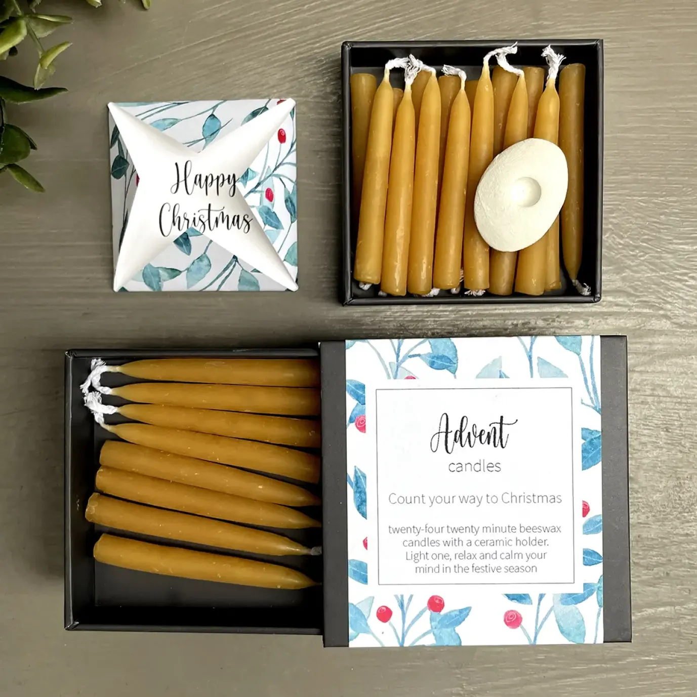 Advent Candles - Berry