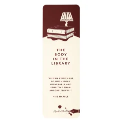 Agatha Christie "The Body in the Library" Book Mark