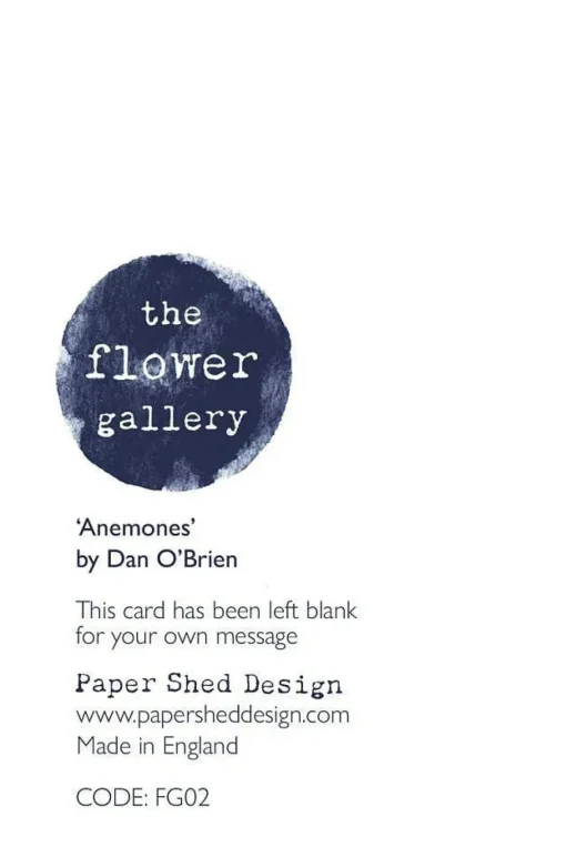 Anemones  Greetings Card