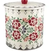 Antique Roses Biscuit Barrel