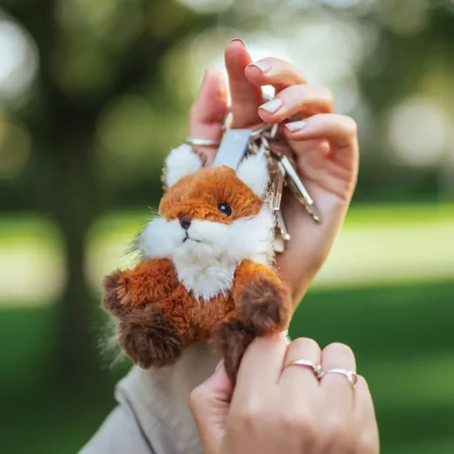 'Autumn' Fox Plush Character Keyring