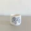 Azalea Ceramic Small Footed Tea Light Holder
