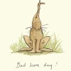 Bad Hare Day Greetings Card