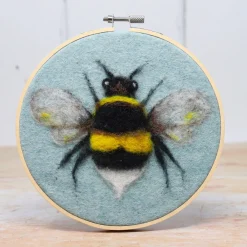 Bee in a Hoop Needle Felting Kit