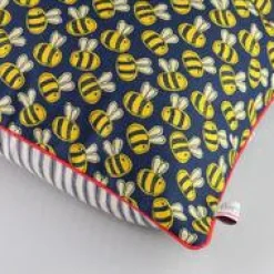 Bees Piped Cushion