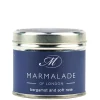 Bergamot & Soft Rose Medium Tin Candle