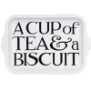 Black Toast Small Tin Tray