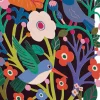 Blue Birds, Birthday Laser Greeting Card