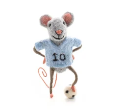 Blue Footballer Mouse