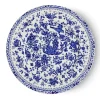 Blue Regal Peacock Medium Plate 8 3/4 in