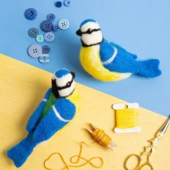 Blue Tits Needle Felting Kit