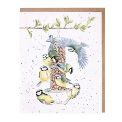 'Bon Appetit' Bluetit Greetings Card