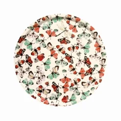 Butterflies & Bugs Round Birch Tray
