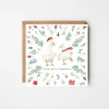Candy Cane Ducks Christmas Card