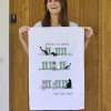 Cat Lovers Welly Boot Tea Towel by This Is Nessie