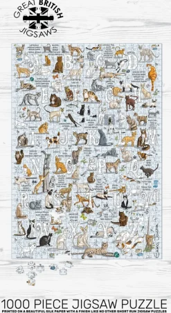 Cats A-Z 1000 Piece Jigsaw Puzzle