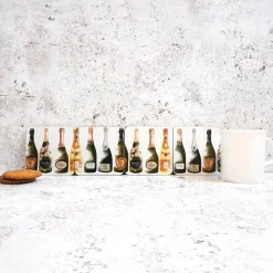 Champagne Coaster Set by Corinne Alexander