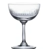 Champagne Saucer with Spears Design by The Vintage List