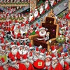 Chaos at Santa's Grotto 500XL Piece Jigsaw Puzzle