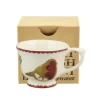 Christmas Joy Robin Tiny Teacup Boxed