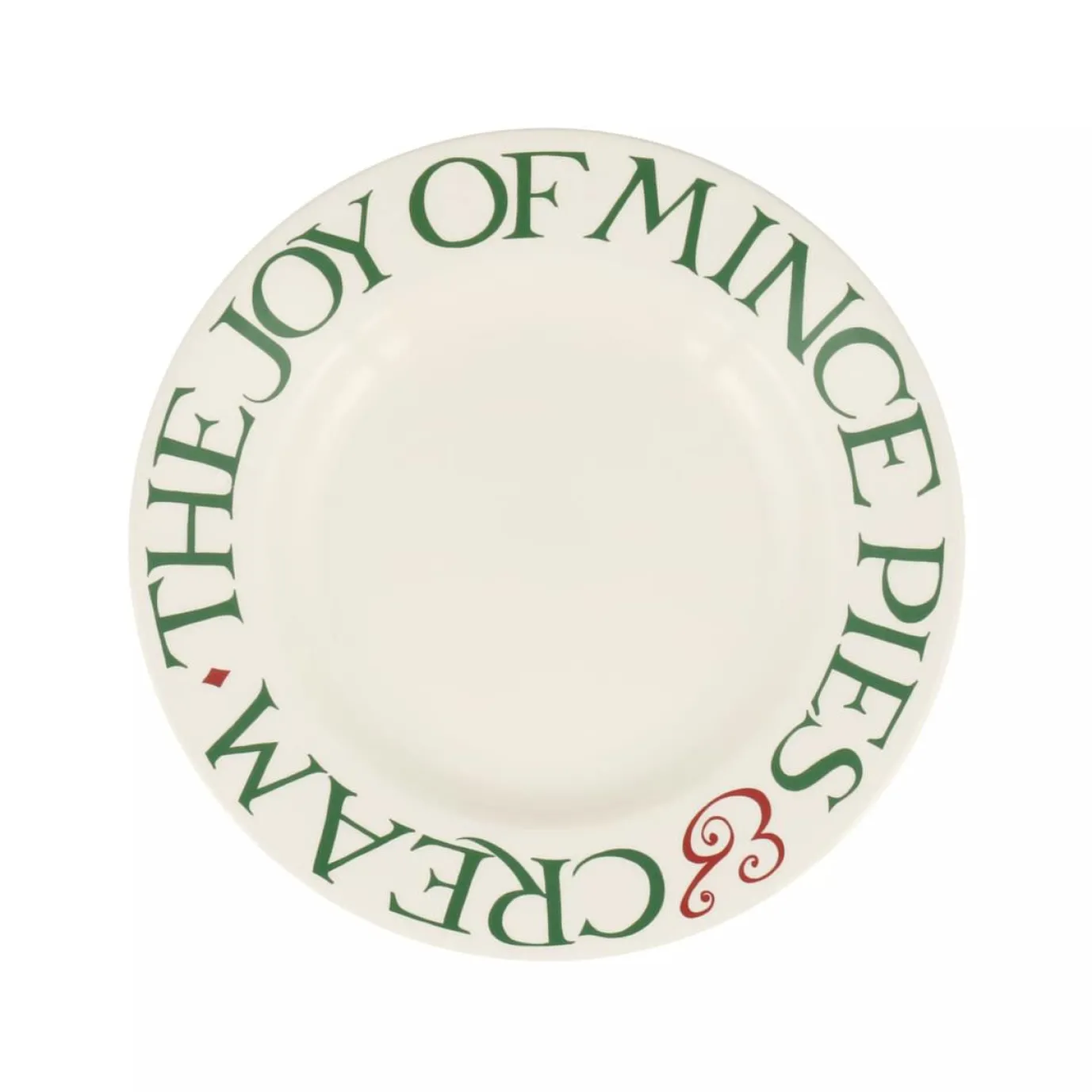 Christmas Toast Joy of Mince Pies 8 1/2 inch plate