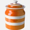 Cornishware Orange Large Storage Jar 168cl