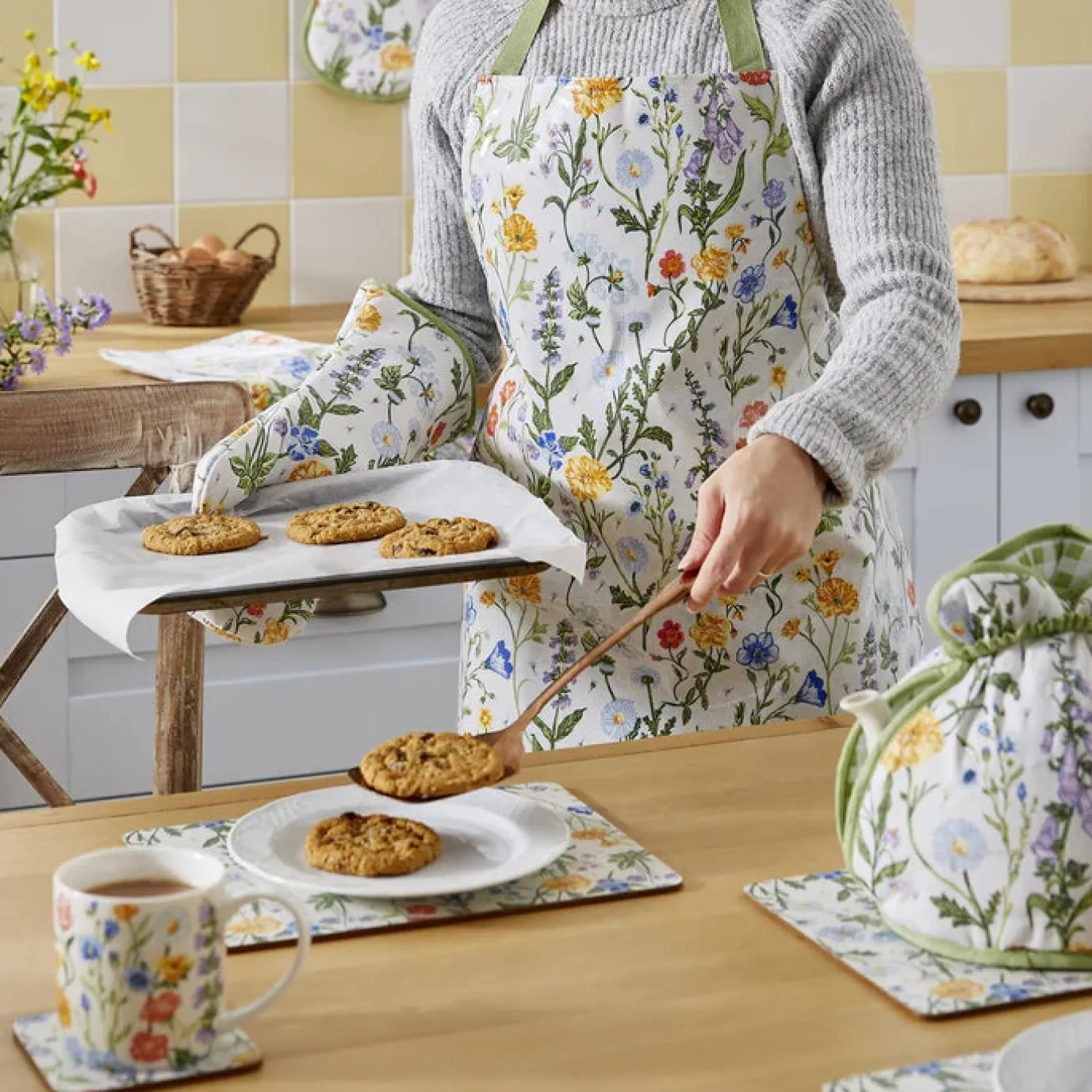 Cottage Garden Pot Mat