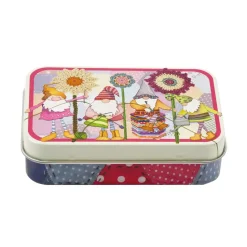 Crafting Gnomes Hinged Small Rectangular Tin