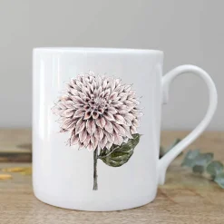 Dahlia Bone China Mug Boxed