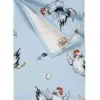 Dancing Hen Blue Cotton Tea Towel