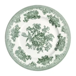 Dark Green Asiatic Pheasant Dinner Plate 10 1/2 in