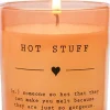 Dictionary Hot Stuff Small Candle in Glass