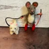 Dog Walker Felt Mouse with Westie