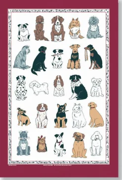 Dogs Galore Tea Towel
