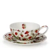 Dovedale Strawberry Teacup & Saucer