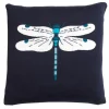 Dragonfly Knitted Statement Pillow