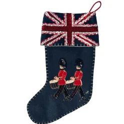 Drummer Christmas Stocking - Blue