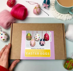Easter Eggs Needle Felting Kit