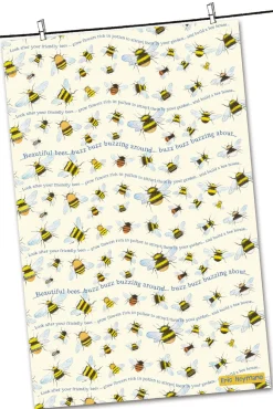 Emma Ball Bees Tea Towel
