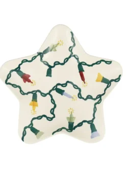 Fairy Lights Small Star Plate