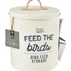 'Feed the Birds' Bird Feed Tin in Stone