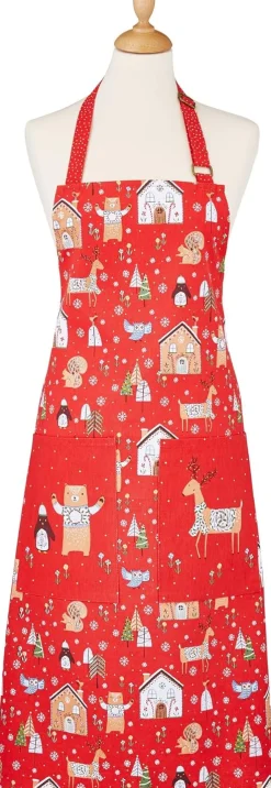 Festive Friends Cotton Apron