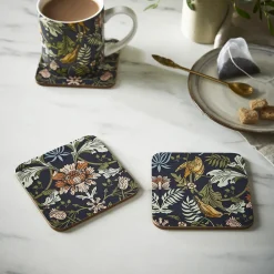 Finch & Flower Coasters - Set of 4