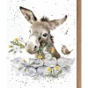 'Fine and Dandy' Donkey Greetings Card