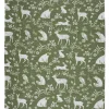 Forest Friends Sage Tea Towel Twin Pack