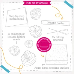 Fox Needle Felting Kit