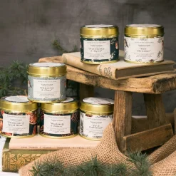 Frankincense & Myrrh Candle in a Matte Gold Tin