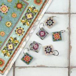 Fruit Garden Set of 6 Stitch Markers in a Pocket Tin