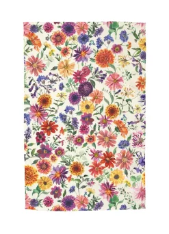 Garden Flowers Tea Towel