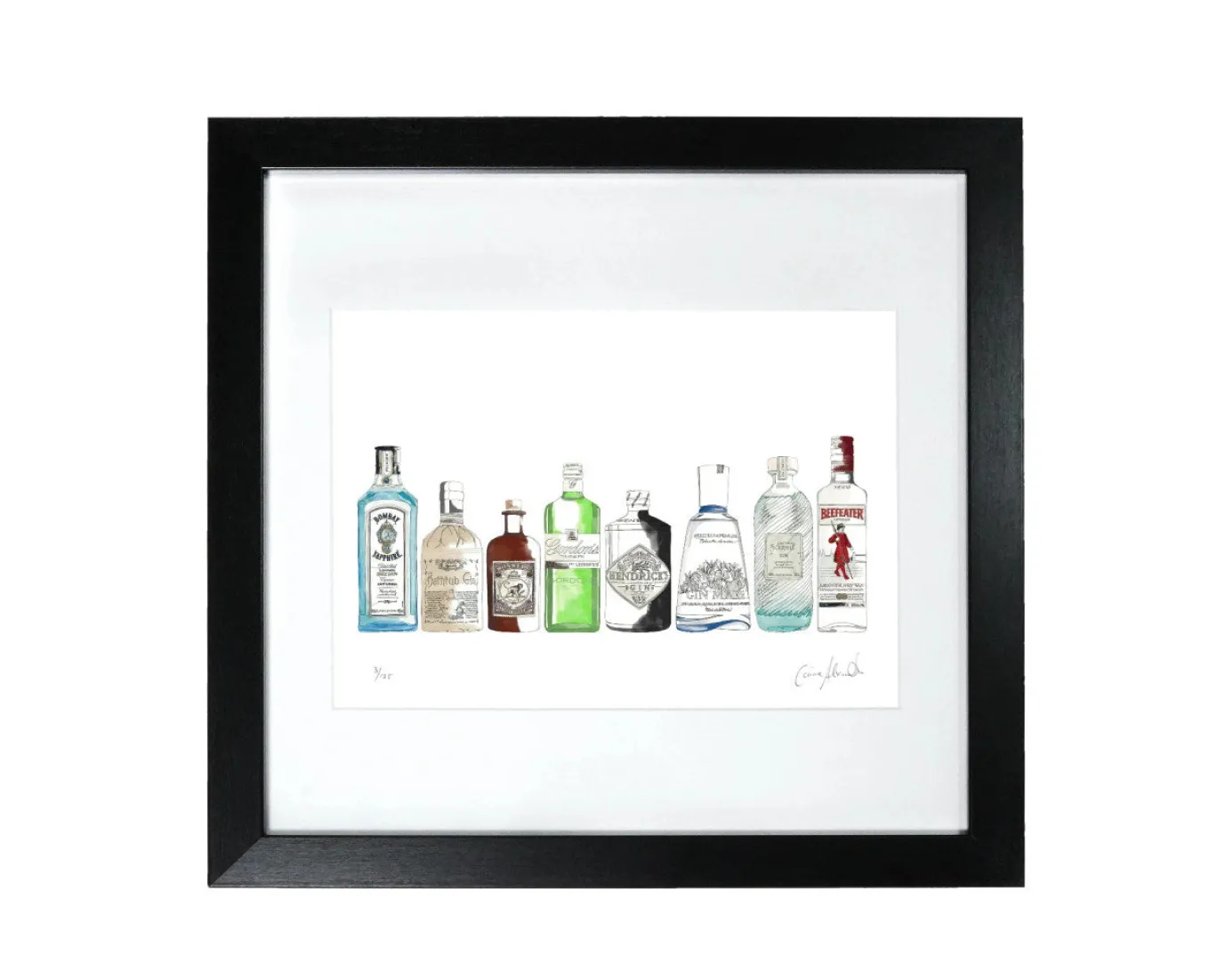 Gin Print by Corinne Alexander